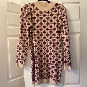 Vestique Patterned Sweater Dress Size Medium